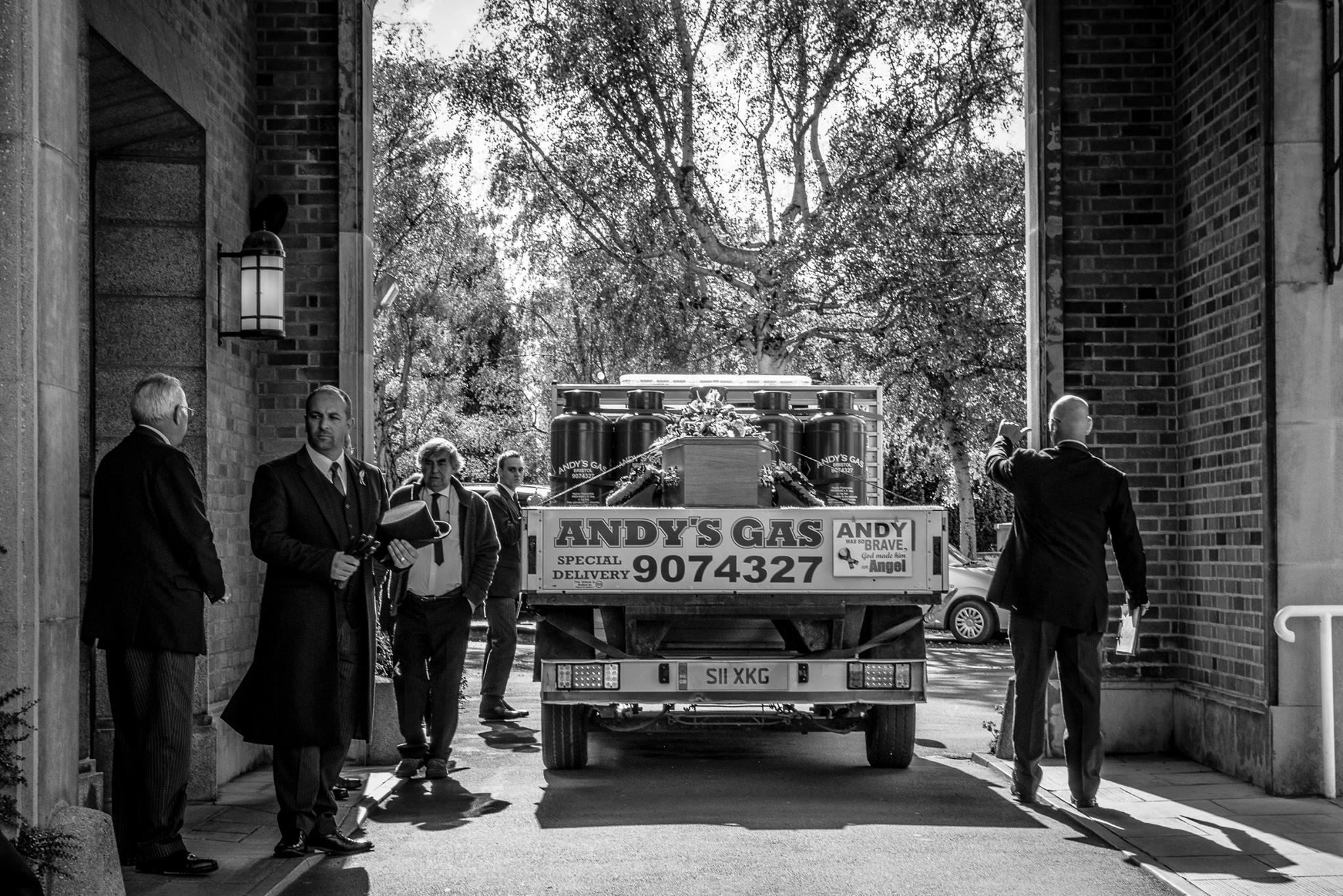 Andrew Christopher Criddle "Andy Gas" funeral.